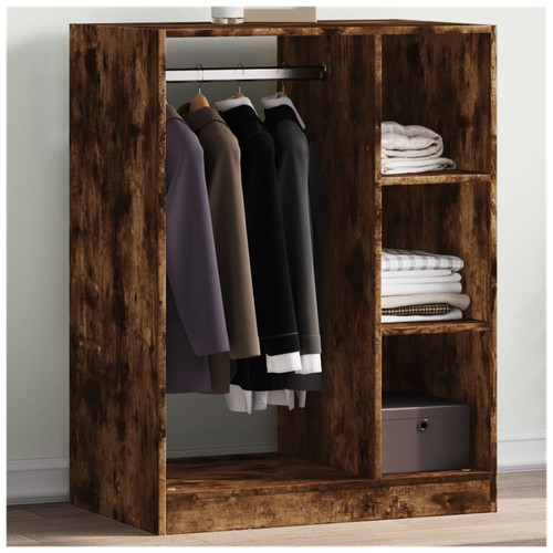 Wardrobe smoked oak - smoked,