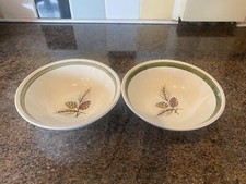 2 rare vintage Denby Langley