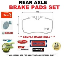 REAR BRAKE PADS SET for IVECO