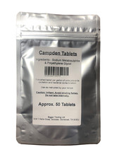 Campden Tablets Pouch of Approx 50 For Preserving Sterilising Homebrew Brewing