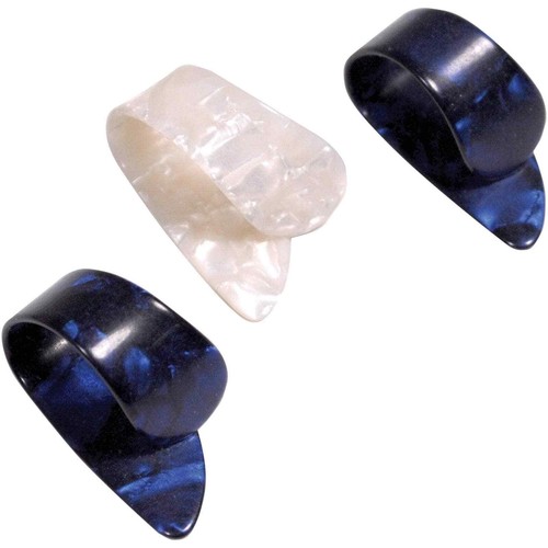 Celluloid guitar thumb picks - celluloid, 3
