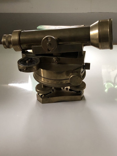 Vintage brass dumpy level t - brass,