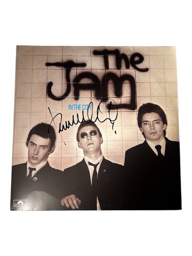 Paul weller signed the jam - signed, in