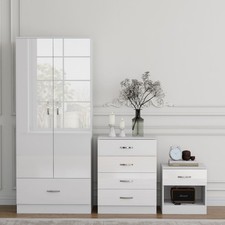 3 Piece High Gloss Bedroom