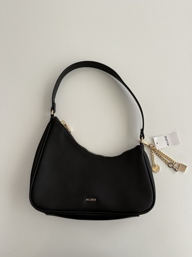 Aldo black asymmetrical hobo - aldo,