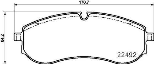 Don rear brake - don, pad