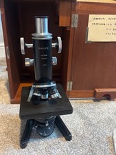 Watson & Sons Service II Microscope #126981 – Vintage British Optics in Case