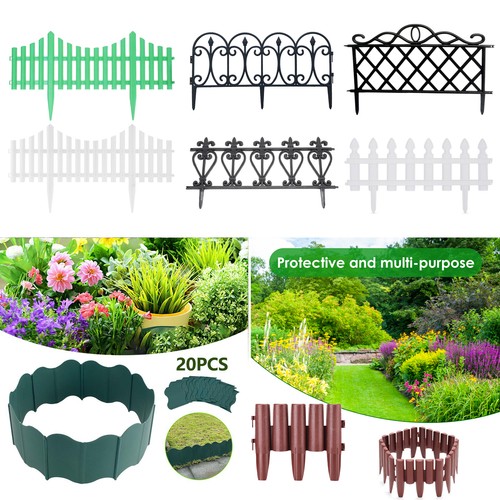 Flexible garden border fence - border,