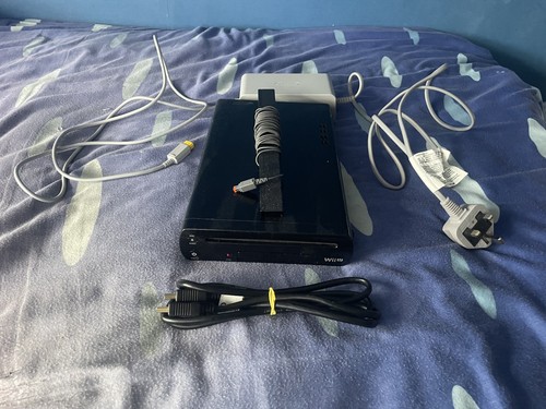 Black nintendo wii console - wii,