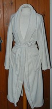 Ladies, Cream, Plush Dressing Gown, Robe, size 8-10