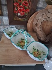 Vintage Divided Serving Dish, Made In Italy
