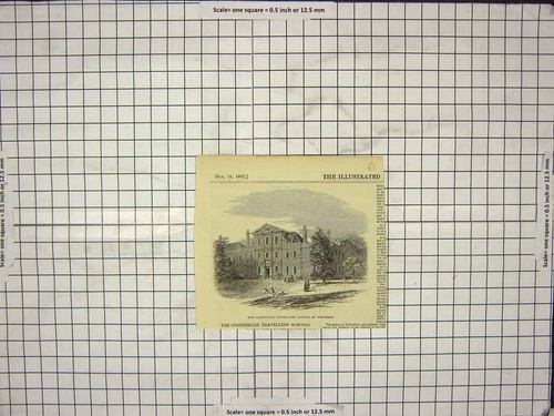 Original old antique print - original,