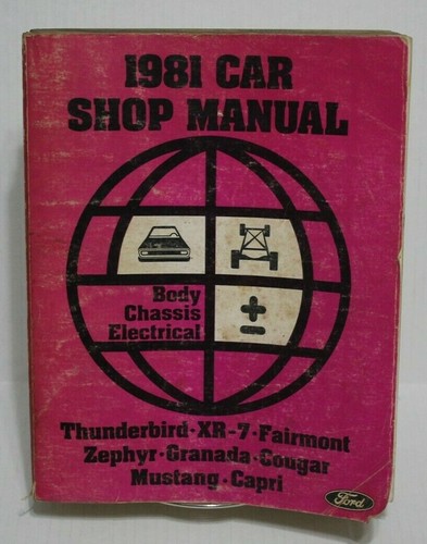 1981 ford car shop manual - 1981,