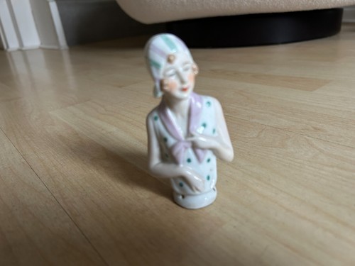 China porcelain half doll - porcelain,