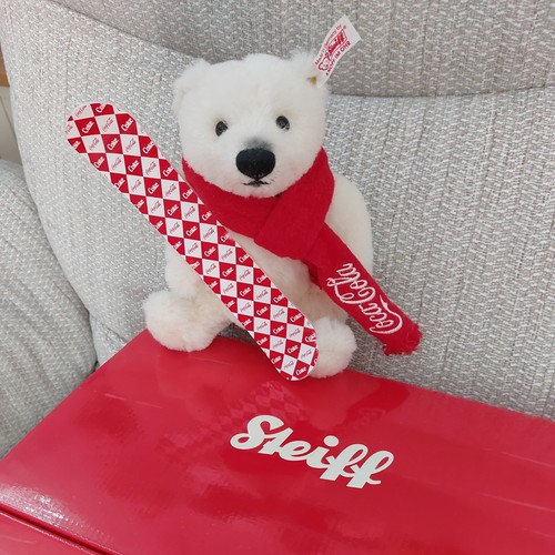 Steiff coca cola polar - bear,