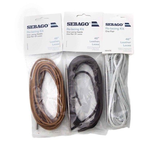 Sebago long leather laces - sebago,