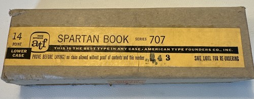 Nos spartan book metal foundry - spartan,