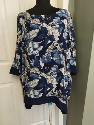Saloos navy mix floral print - mix,