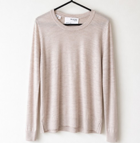 Selected femme women oatmeal - femme, women's
