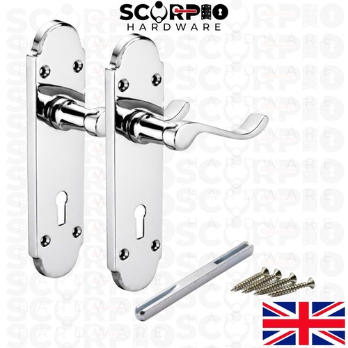 Arch scroll lever - lever, lock