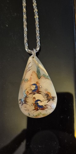 Persian hand painted mother - painted, of