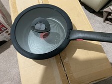 Tefal Ingenio Emotion Stainless Steel Non Stick 24cm Deep Saute Pan with Lid