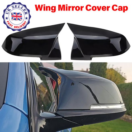 Gloss black wing mirror - 2x,