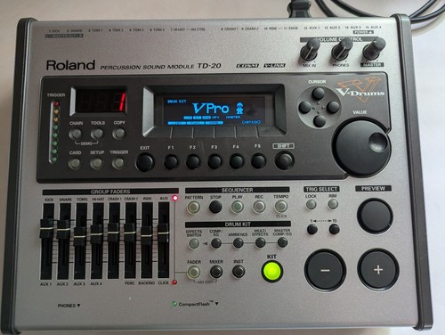 Roland drum sound module - td-20,