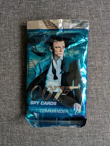 007 spy cards opened pack - 9x,