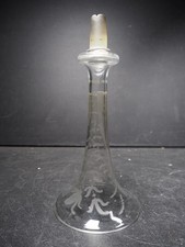 Antique vintage etched - etched, clear
