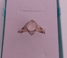 Kolum Kunzite & White Zircon 9K Rose Gold Ring (Gemporia, Size N-O, 1.85cts)