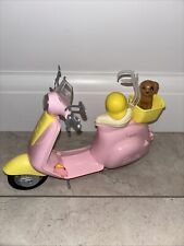 Barbie FRP56 ESTATE Mo-Ped Motorbike for Doll Pink Scooter