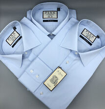 3 X Thomas Pink, Pale Blue Shirts, UK:17L, EU:43L, RRP:£115 each,  BNWT