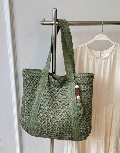 Rattan beach bag - beach,