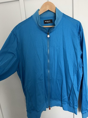 Kiton men blue cotton - men’s,
