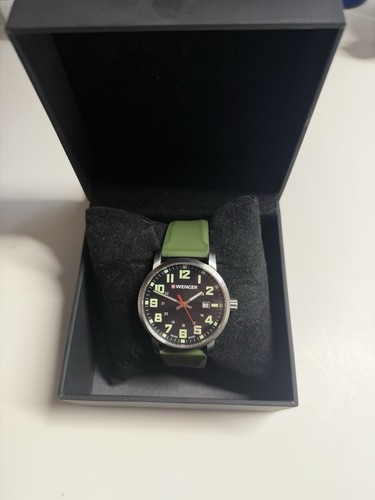 Wenger black dial - black, men’s