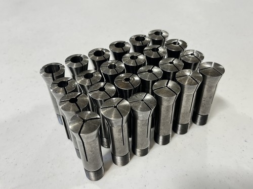 Southbend collet lot 24pc - southbend, 1-a