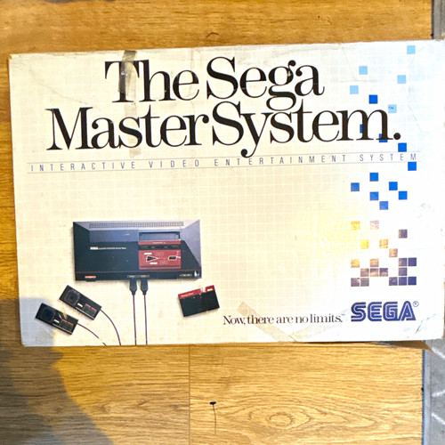 Sega master system console - master,