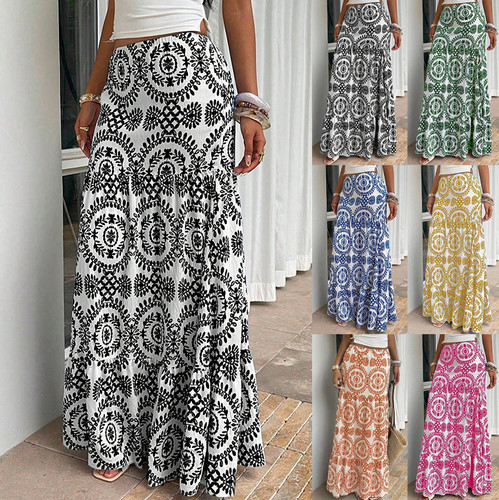 Boho womens elastic - elastic, waist