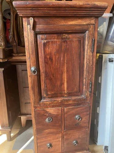 Wood free standing cabinet - wood,
