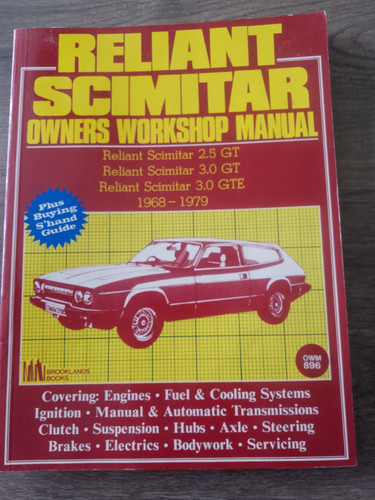 Reliant scimitar owners - scimitar,