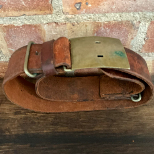 Ww1 leather military belt - ww1,