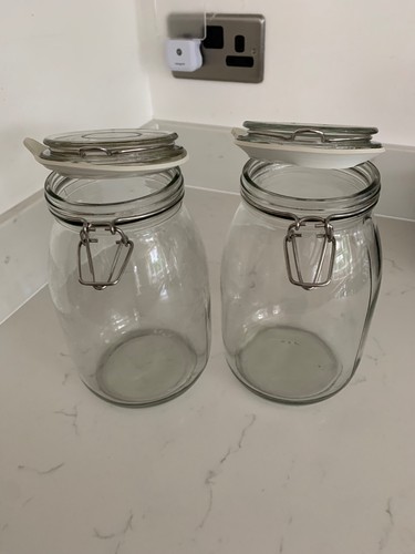 Ikea korken jars - 2, with