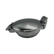 Classic Mini - Aston Style Flip Fuel Cap - Mountney Classics - Stainless Steel -