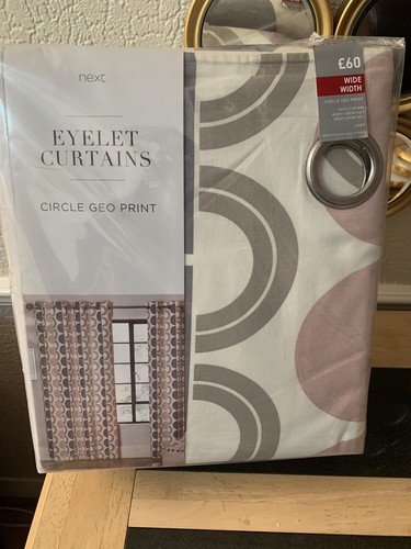 Next circle geo print - circle, eyelet