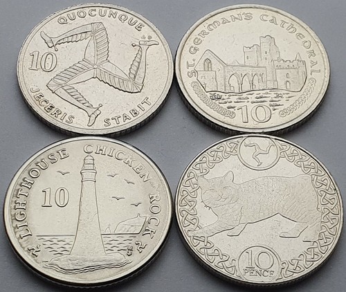 Isle man 10p - of, coin