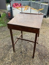 Vintage Brown Wooden Lift Up