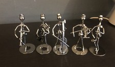 Set Of 5 Metal Nut And Bolt