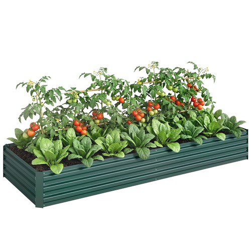 Outsunny galvanised raised - outsunny,