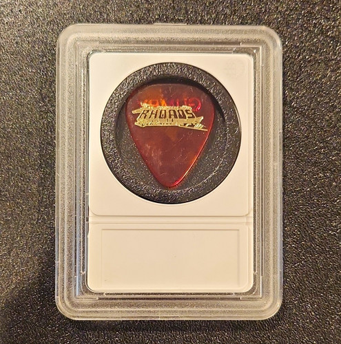 Ozzys randy rhoads guitar pick - rhoads,